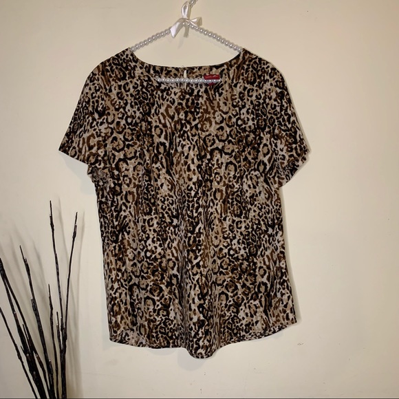 MERONA Animal Print Blouse - Picture 2 of 8